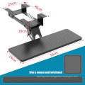 Custom Ergonomic Modern Slide Out Rotating Mouse Bracket Keyboard Tray Under Desk